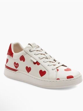 Coach lowline heart leather sneakers